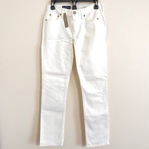 J. Crew Matchstick White Jean 26